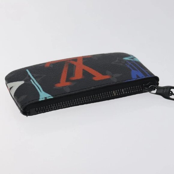 LOUIS VUITTON Eclipse Graffiti Pochette Cles Coin Purse - Picture 5 of 16